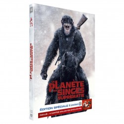 DVD la planète des singes : suprématie + 4 cartes collector
