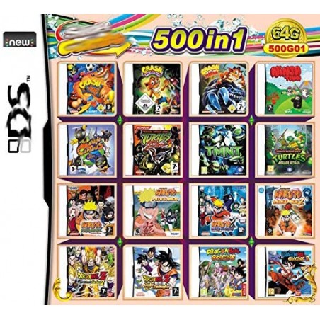 Jeux DS 3DS 500 en 1 - Jeux Vidéo