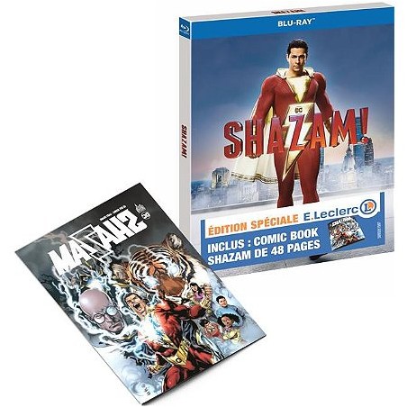 Blu Ray Shazam + comic book