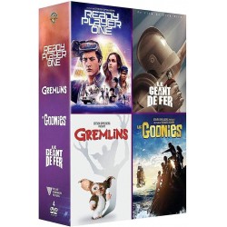 DVD Coffret 4 films : Ready Player One, le géant de Fer, les Gremlins, les Goonies
