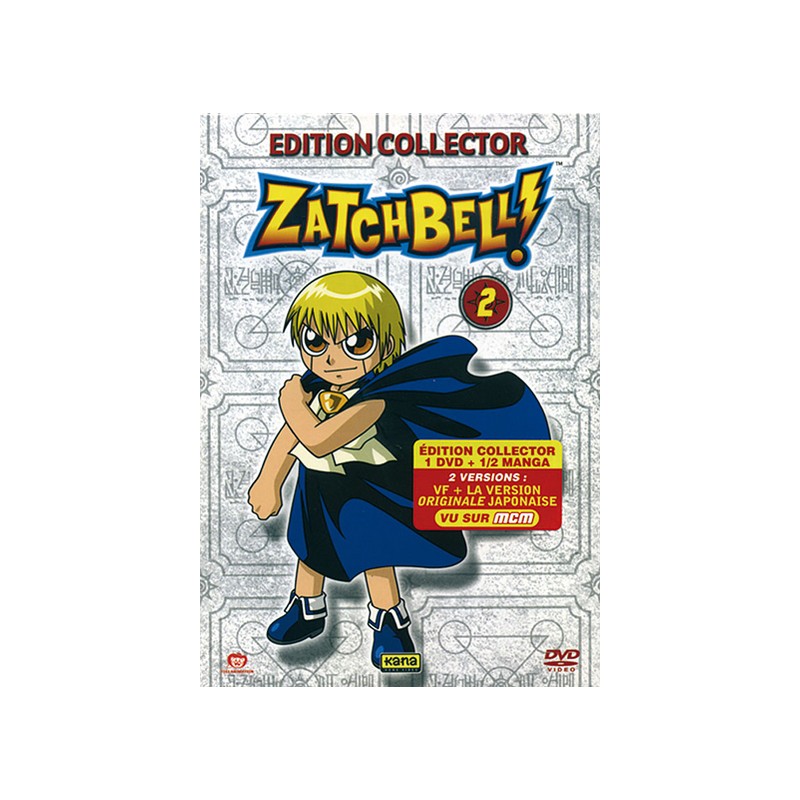 DVD ZATCHBELL - VOLUME 2 - EDITION COLLECTOR AVEC 1/2 MANGA 1B
