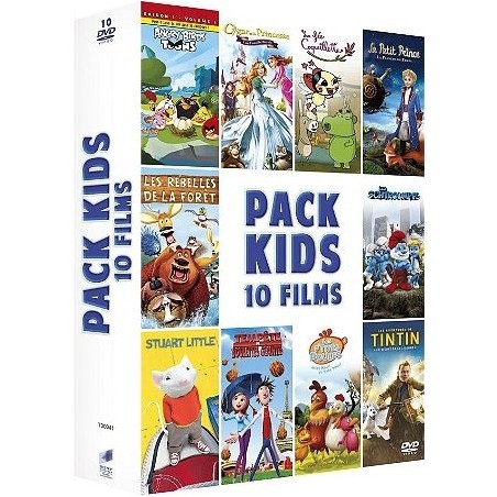 DVD pack kids 10 films