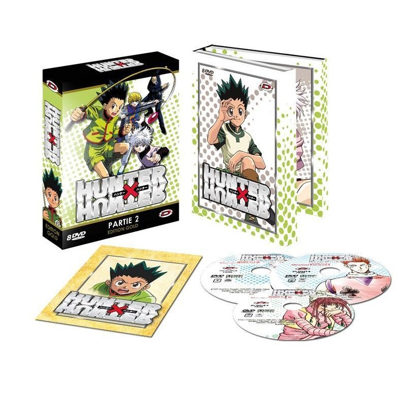 DVD Hunter X Hunter - Partie 2 + OAVs (Edition Gold 8 DVD + Livret)