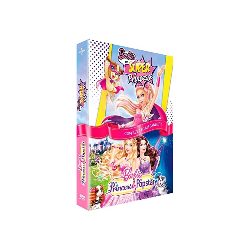 DVD barbie super princesse (coffret 2 DVD)