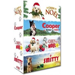 DVD Coffret 4 Films : le chien de noël 1 et 2, cooper, smitty