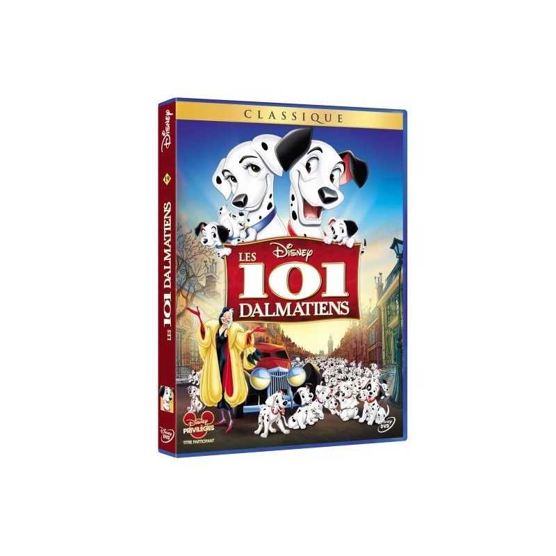 DVD Les 101 dalmatiens (véritable disney)