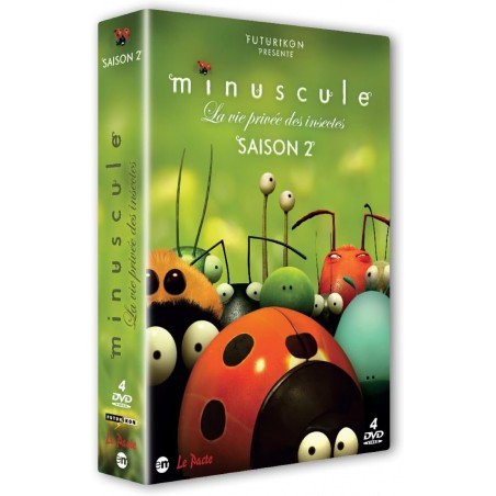 DVD Minuscule : la vie privée des insectes - Saison 2, (Coffret 4 DVD)