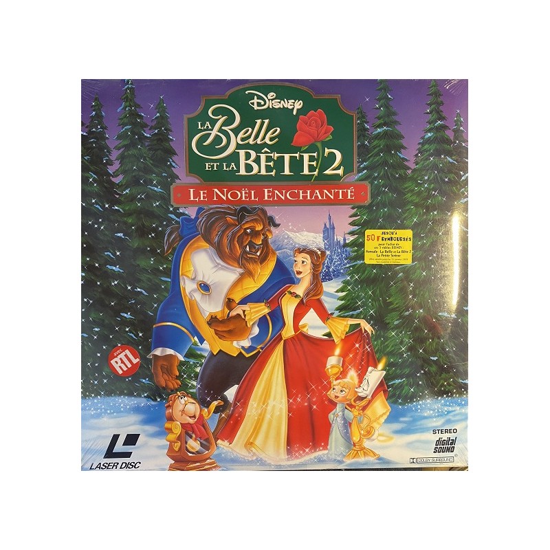 Divers La Belle et la Bête II : le Noël enchanté (laser disc rare)