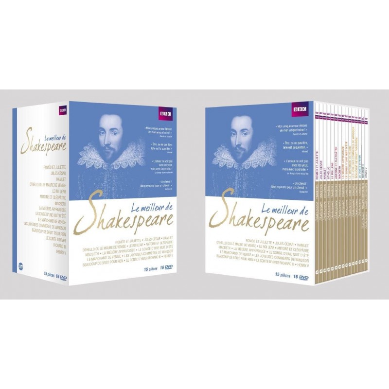 DVD Le Meilleur de Shakespeare (Coffret 15 pièces)