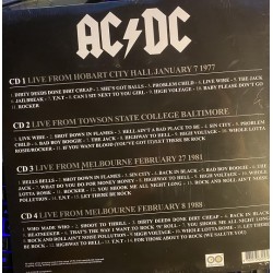 Divers ACDC (produit rare 4 CD format pochette vinyle)