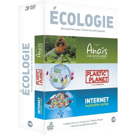 DVD Ecologie : Anaïs s'en va-t-en Guerre + Plastic Planet + Internet : La Pollution cachée