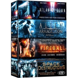 DVD Atlantis Down + Alien Armageddon + Fireball + Space Destructors