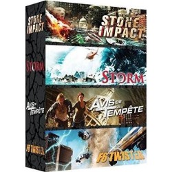 DVD Stone Impact + The Storm + Avis de tempête + F6 Twister (coffret catastrophe)