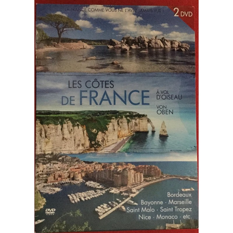 DVD Les côtes de France à vol d'oiseau (COFFRET 2 DVD)
