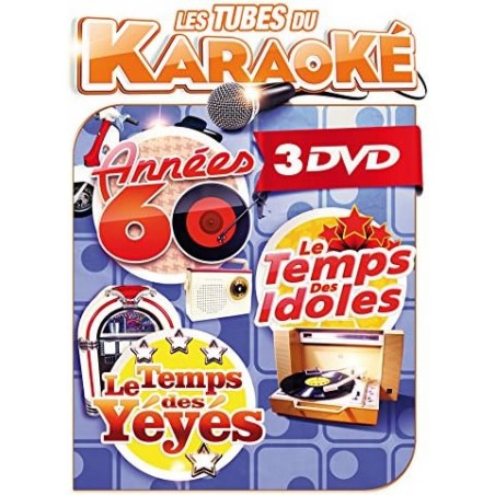 DVD Les Tubes du Karaoke : Années 60 (Coffret Idoles et Le Temps des Yéyés)