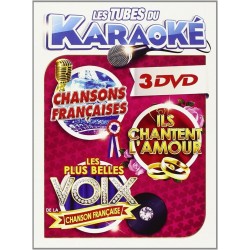 DVD Les Tubes du Karaoke (Coffret chansons francaises + Ils Chantent l'amour et Les Plus Belles Voix)