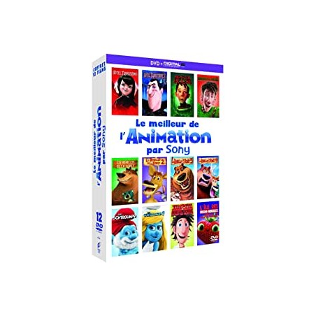 DVD Le meilleur de l'animation par sony (Coffret 12 DVD)