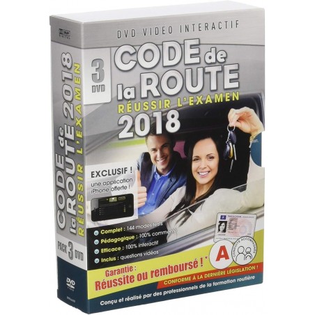 DVD Code de la Route 2018 (3 DVD Interactif)
