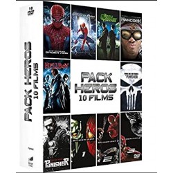 DVD PACK HEROS dont marvel (10 films)