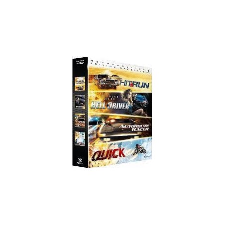 DVD Hit run + hell rider + 2 films (coffret 4 DVD Vitesse)