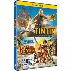 DVD Les aventures de Tintin + les pirates + livret d'activités