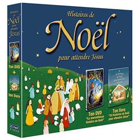 DVD HISTOIRES DE NOEL (Coffret Pour attendre Jésus Livre + DVD)