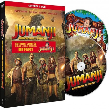 DVD Jumanji : Bienvenue dans la jungle (Édition limitée incluant le film Jumanji de 1995)