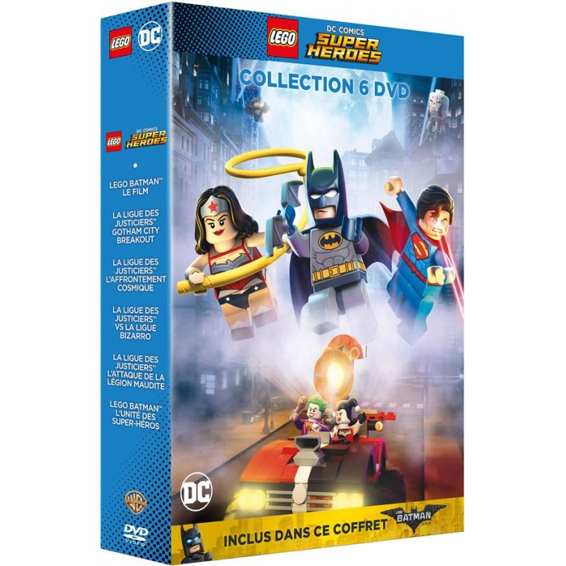 DVD Lego DC Super Heroes - 6 films - Coffret DVD - DC COMICS