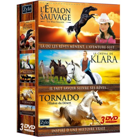 DVD Coffret Equitation : Tornado, désert Le Cheval de Klara l'étalon Sauvage