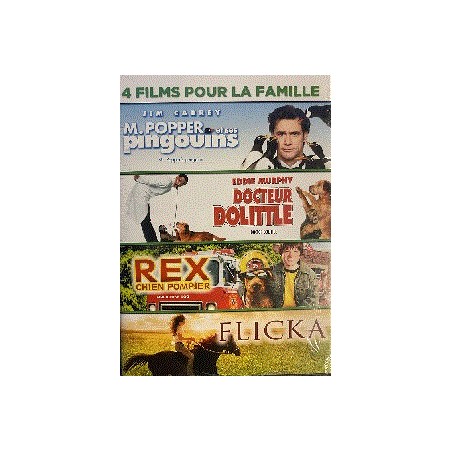 DVD 4 films pour la famille (coffret jeunesse)
