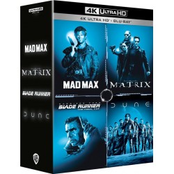 Blu Ray Coffret 4k (Mad Max + Matrix + Blade Runner + Dune