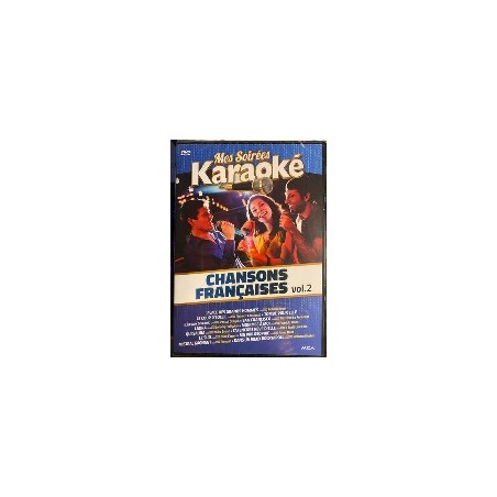 DVD MES SOIREES KARAOKE - CHANSONS FRANCAISES VOL 2