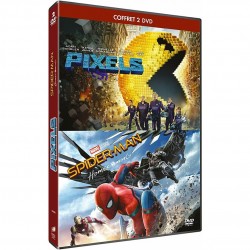 DVD Pixels + Spider-Man homecoming + livret d'activités (coffret 2 films)