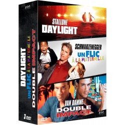 DVD Daylight + Un Flic a La Maternelle + Double Impact (Coffret Les Gros Bras d'Hollywood) ESC