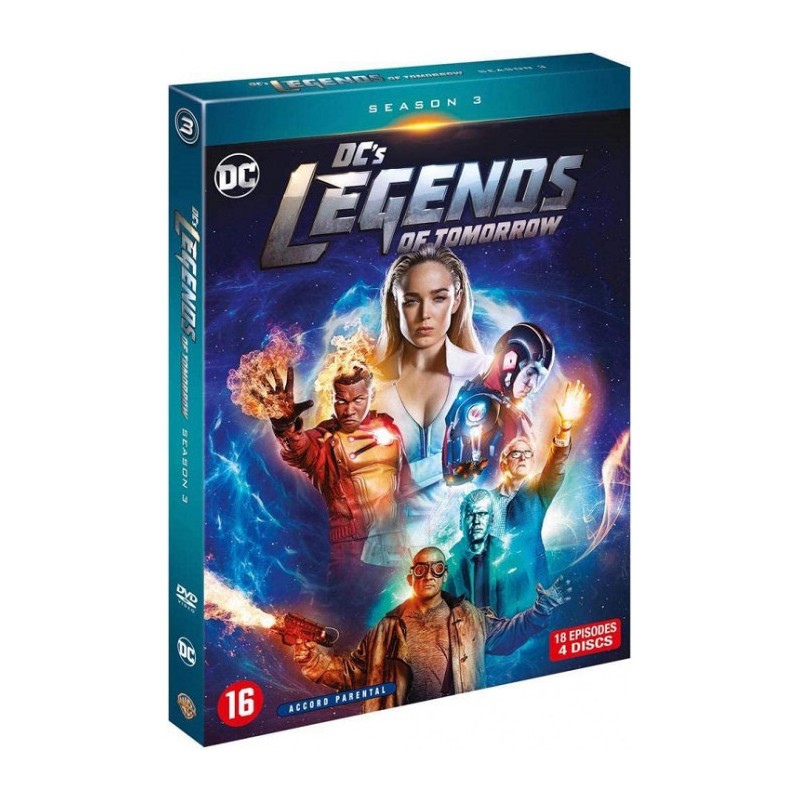 DVD Legends of Tomorrow Saison 3 (3 DVD) lot de 25 pièces