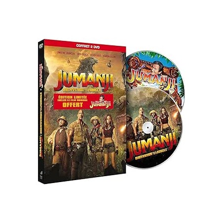 DVD Jumanji : Bienvenue dans la jungle (Édition limitée incluant le film Jumanji de 1995)