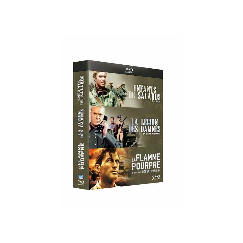 Blu Ray Enfants de salauds, Légion des damnés, Flamme pourpre en coffret bluray