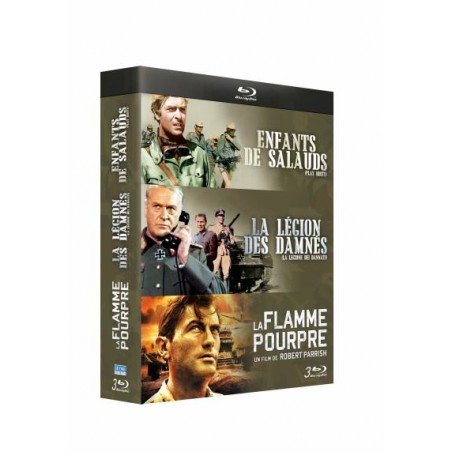 Blu Ray Enfants de salauds, Légion des damnés, Flamme pourpre en coffret bluray