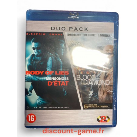 Blu Ray Mensonges d'état + Blood Diamond