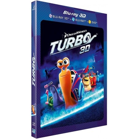 Blu Ray TURBO 3D (Combo DVD + Bluray 3D + Bluray)