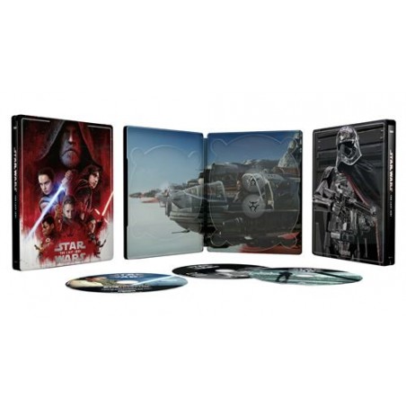 Blu Ray Star Wars Episode VIII : Les derniers Jedi (Blu-ray 4K Steelbook Ultra HD)