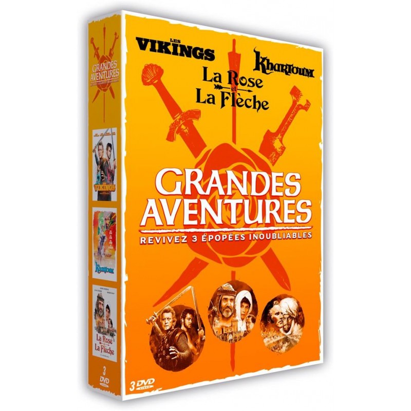 DVD Grandes Aventures (3 DVD)