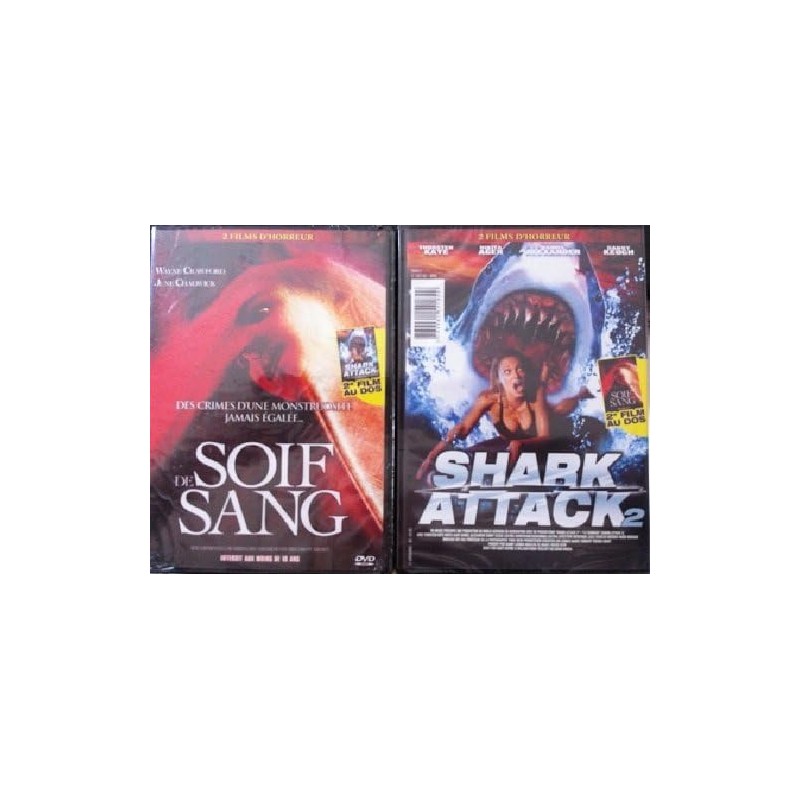 Accueil Soif de sang + shark attack 2 (2 films)