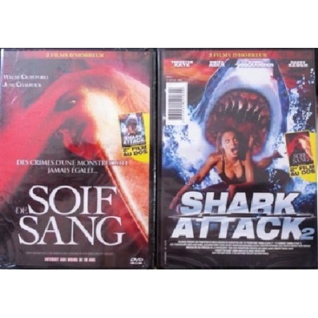 Accueil Soif de sang + shark attack 2 (2 films)