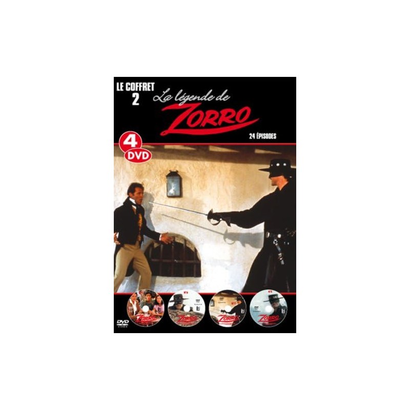 Accueil Zorro (coffret la légende de Zorro,24 épisodes)