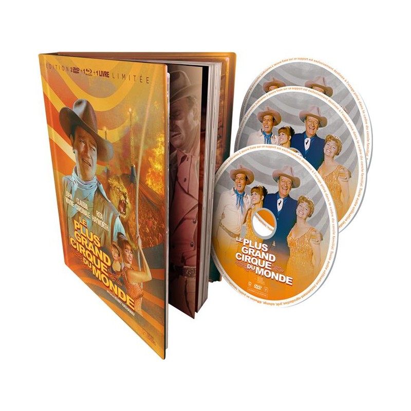 Blu Ray Le Plus Grand Cirque du Monde (Édition Blu-Ray + DVD + Livre-Boîtier Mediabook)