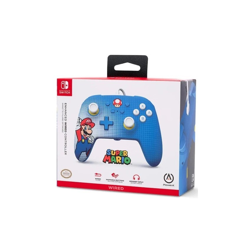 Jeux Vidéo Manette Filaire Switch (Licence Officiel par Nintendo)