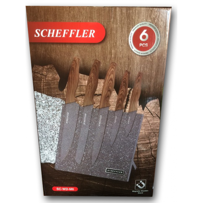 Bloc et 5 couteaux Scheffler