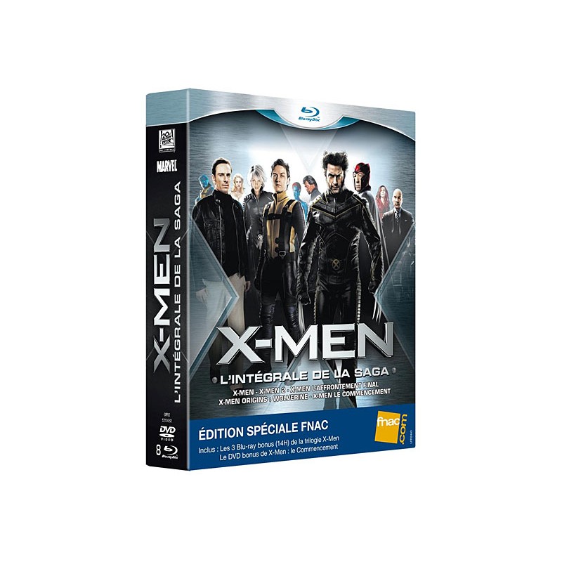 Blu Ray - X-men l'intégrale de la saga