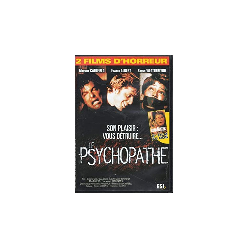 DVD Le spychopathe et Soul Mates (2 films)